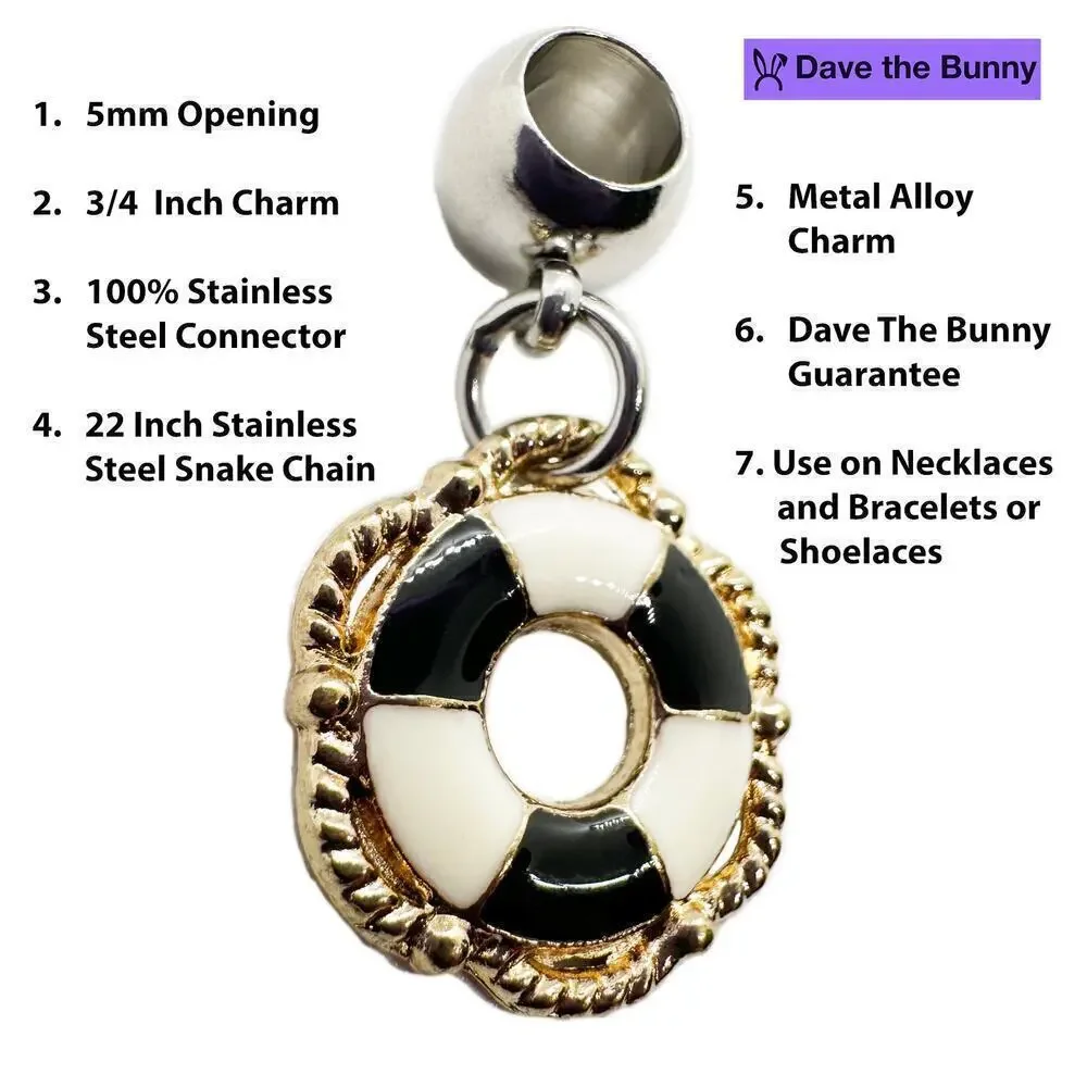 Life Saver Necklace - Stainless Steel Chain